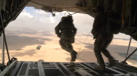 C-130 Hercules operations Stock Footage 39531763