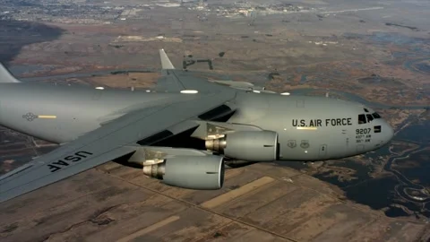 C 17 Globemaster Stock Footage 297052576