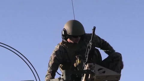 C-17 Globemaster Transport HIMARS Rocket (13) Video stock 234638167