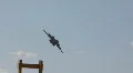 C-17 maneuvers - 11 - sharp right turn overhead 2 HD Footage
