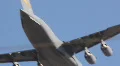 C-17 maneuvers - 18 - tail end fly-by overhead HD Footage
