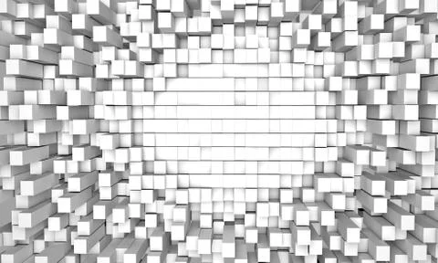 C-3d wall-6 Stock Illustration