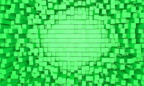 C-3d wall-9 Stock Illustration