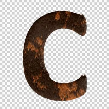 C - Calico fur Stock Illustration