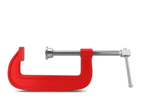 C clamp Stock Illustration