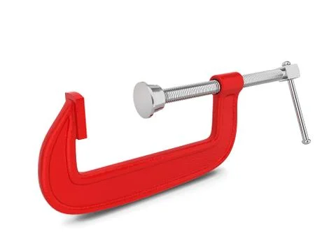 C clamp Stock Illustration