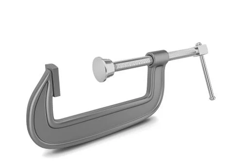 C clamp Stock Illustration