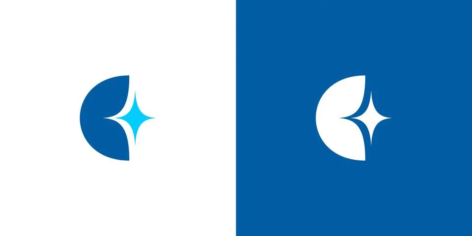 The C clean logo design is simple and unique Stock Illustration