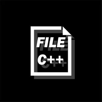 C Coding File icon flat イラスト素材
