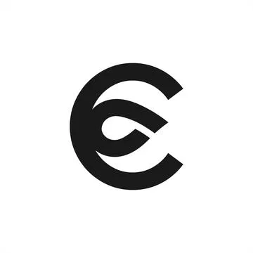 C, cp, co initials geometric circle for company logo Stock Illustration