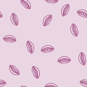 C d g k n s t x y z letter mouth animate line seamless pattern Stock Illustration