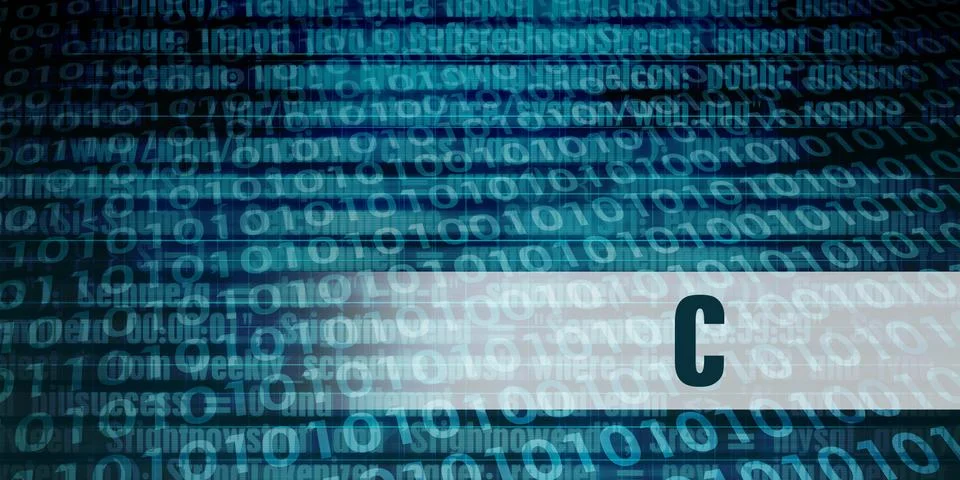 C Development Language Stock Illustration