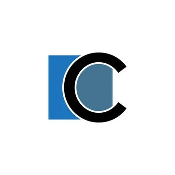 C letter logo Illustrazione stock