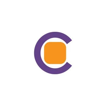 C letter logo Stock Illustration