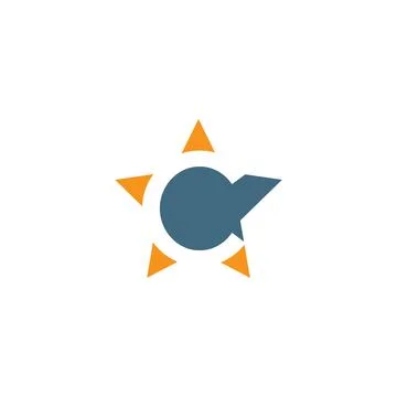 C letter logo Stock Illustration