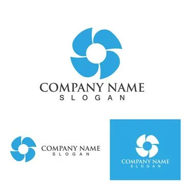 C Letter Logo Template Stock Illustration