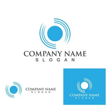 C Letter Logo Template イラスト素材