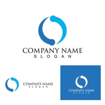 C Letter Logo Template イラスト素材