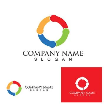 C Letter Logo Template イラスト素材