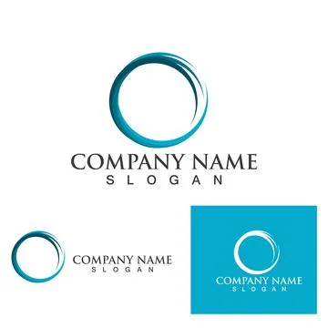 C Letter Logo Template 스톡 일러스트