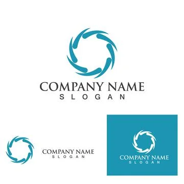 C Letter Logo Template イラスト素材