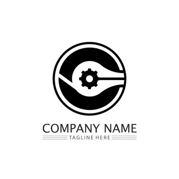 C Letter Logo Template Stock Illustration