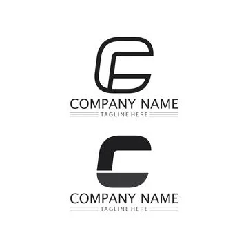 C Letter Logo Template Stock Illustration