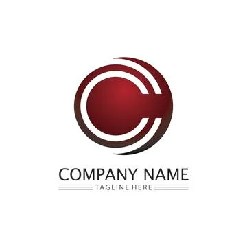 C Letter Logo Template Stockillustratie