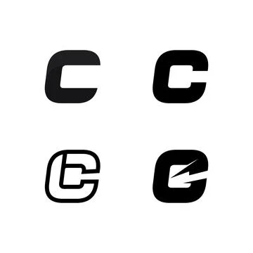 C Letter Logo Template Stockillustratie