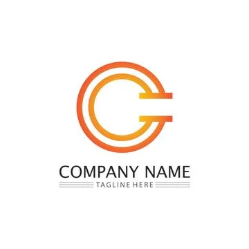 C Letter Logo Template Stock Illustration