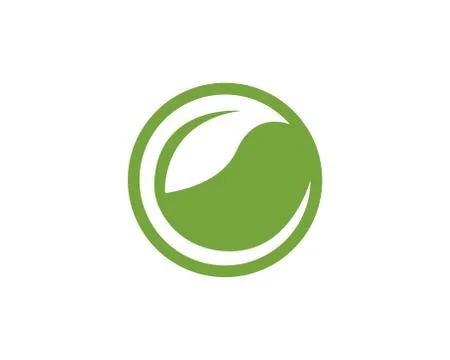 C Letter Logos of green Tree leaf ecology nature element Stock Illustration