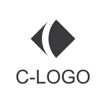 C letter mark logo design Stock Illustration
