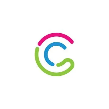 C Letter Template vector icon design Stock Illustration