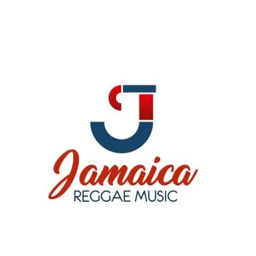 C letter vector icon for reggae music Stock Illustration