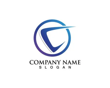 C logo and symbols vector template Stock Illustration