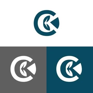 C logo design concept Stock Illustration