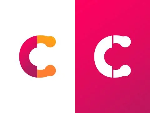 C Logo Design Stockillustratie