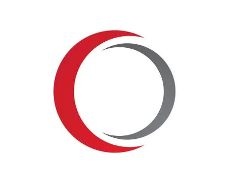 C Logo Template 스톡 일러스트