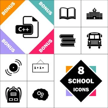 C plus computer symbol Stock-Illustration