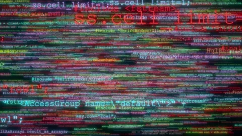 C plus plus Coding 4k Stock Footage 197096445