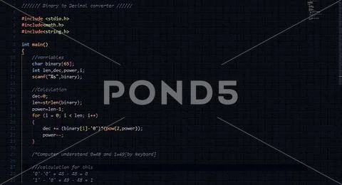 C programming HD wallpaper in VS Code Illustration #114698068