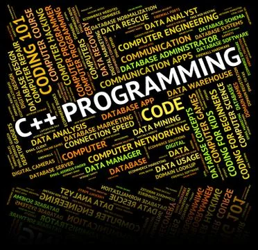 C++ Programming Represents Software Development And Application イラスト素材