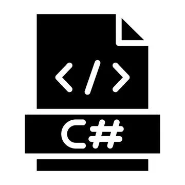 C sharp Vector Icon Design Illustration Stock Illustration