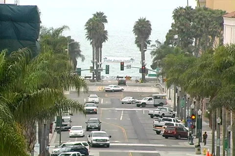 C St step print 1 Stock Footage 982379