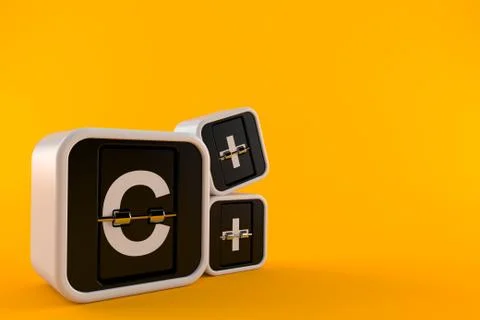 C++ text Stock Illustration