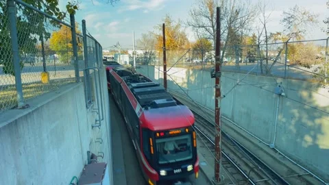 C Train Stock Footage 222888783