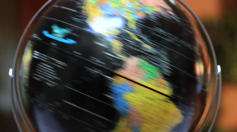 C U EARTH GLOBE TURNING Stock Footage 912576