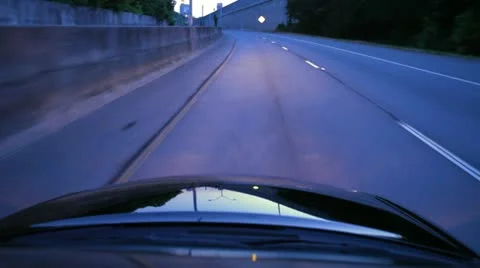 C0 STK NightFreeway Stock Footage 11137694