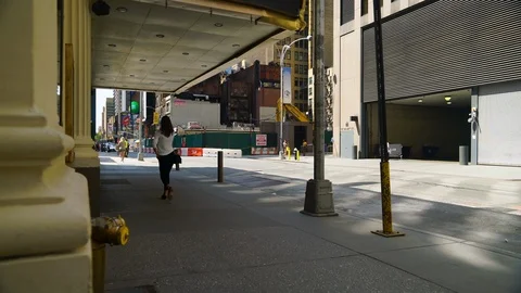 C0001 NYC MIDTOWN CONSTRUCTION Stock Footage 104262540