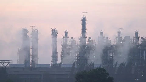 C0001Oil refinery Stock Footage 116808768